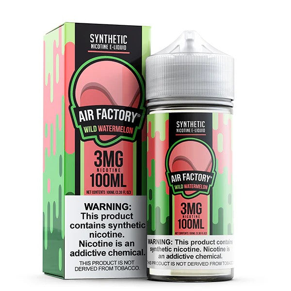 Air Factory Tobacco Free Nicotine 100mL Vape Juice Best Flavor Wild Watermelon