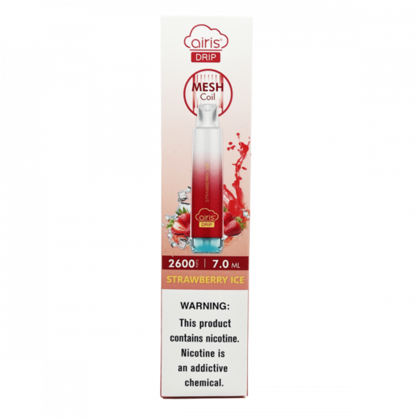 Best Deal Airis Drip 2600 Puffs Disposable Vape - Strawberry Ice