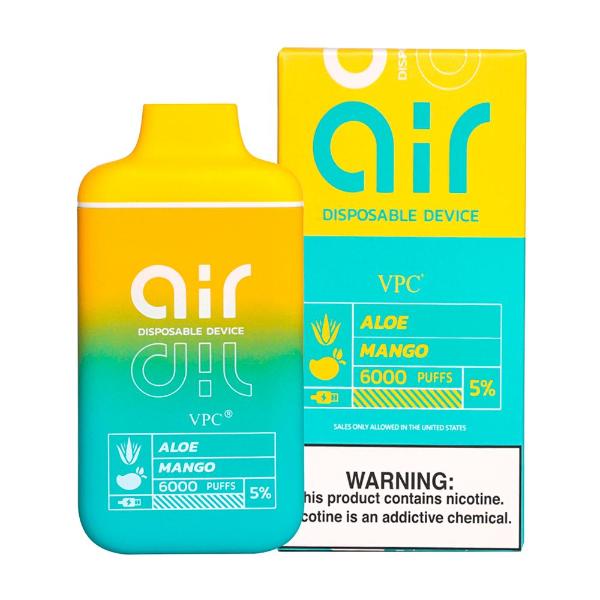 Aloe Mango Vibez Air 6000 Puff Disposable 10-Pack Bulk Deal!