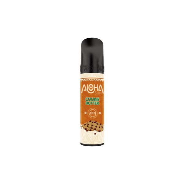 3% Aloha Sun TFN Single Disposable Vape Best Flavor Cookie Butter