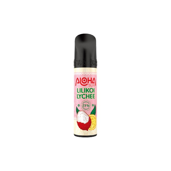 Best Deal Aloha Sun TFN Single Disposable Vape 8mL Lilikoi Lychee