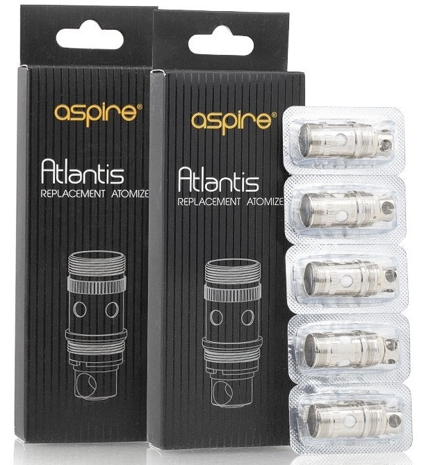 Aspire Atlantis 2 Coils 5 Pack – $9.99 – eLiquid.com