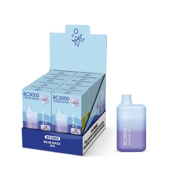 Best Deal ELF BC5000 Disposable Vape 9.5mL Blue Razz Ice