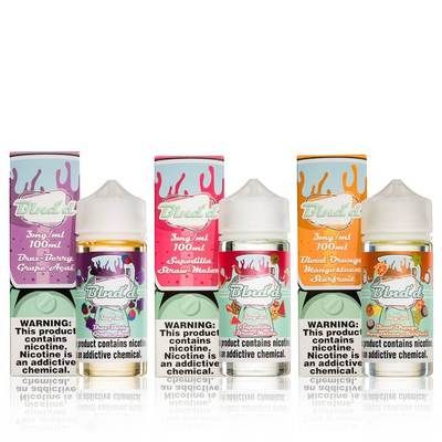 Blnd'd 100ML E-liquid Best Flavors Brazberry Grape Acai Sapodilla Straw Melon Blood Orange Mangosteen Starfruit