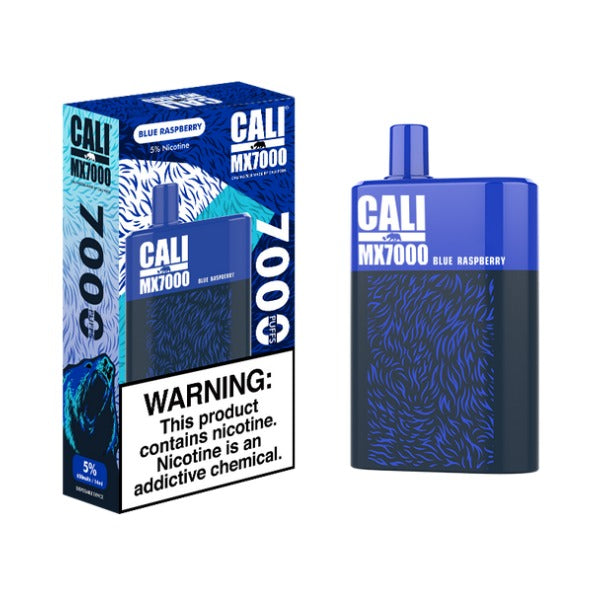 Cali Pods Cali MX7000 Disposable Vape Best Flavor Blue Raspberry