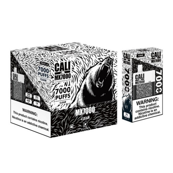 Cali Pods Cali MX7000 Disposable Vape Best Flavor Clear