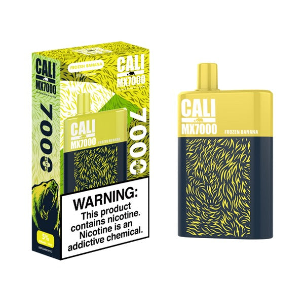 Cali Pods Cali MX7000 Disposable Vape Best Flavor Frozen Banana