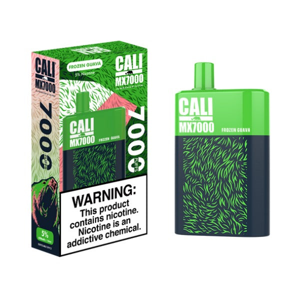 Cali Pods Cali MX7000 Disposable Vape Best Flavor Frozen Guava