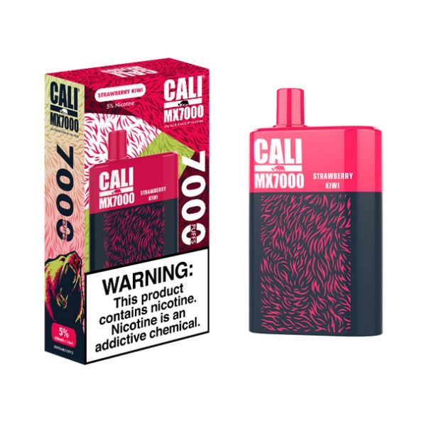 Cali Pods Cali MX7000 Disposable Vape Best Flavor Strawberry Kiwi