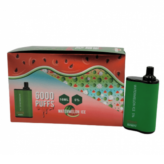 Crave Infinity 6000 Puffs Disposable Vape 16mL Best Flavor Watermelon Ice