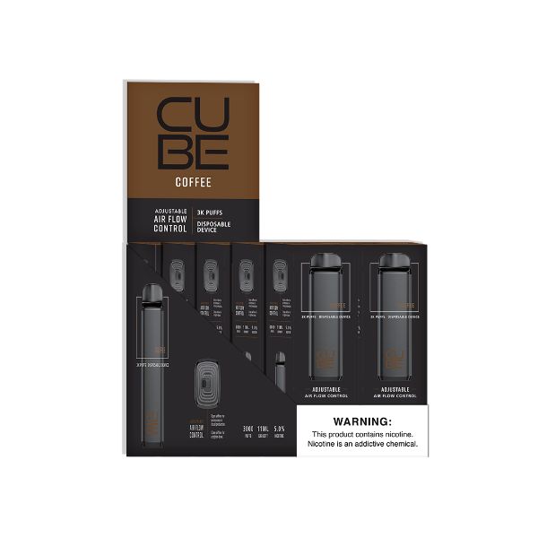 Best Deal VaporTech Cube Disposable 10-Pack Coffee