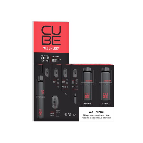 Best Deal VaporTech Cube Disposable 10-Pack Melonerry