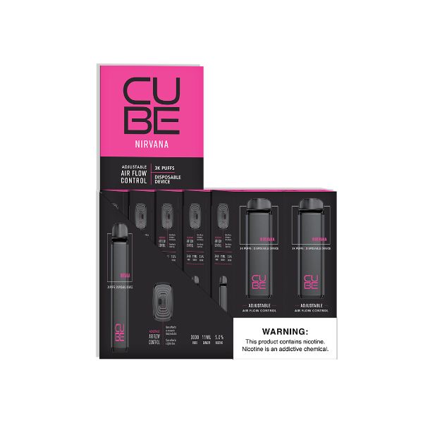 Best Deal VaporTech Cube Disposable 10-Pack Nirvana