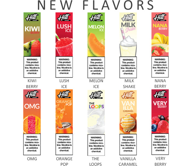 Best Deal Hitt Go Disposable Vape - Pack of 10 Best Flavors