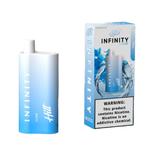 Best Deal Hitt Infinity 8000 Puffs Disposable Vape 20mL Clear