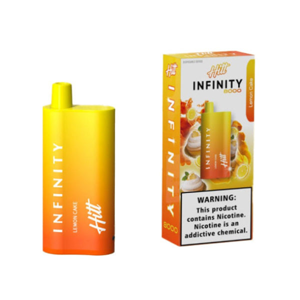 Best Deal Hitt Infinity 8000 Puffs Disposable Vape 20mL Lemon Cake