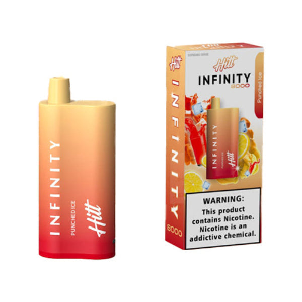 Best Deal Hitt Infinity 8000 Puffs Disposable Vape 20mL Punched Ice