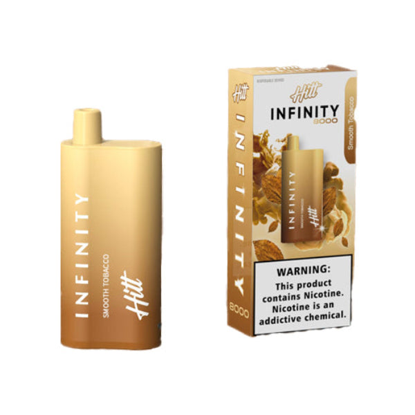 Best Deal Hitt Infinity 8000 Puffs Disposable Vape 20mL Smooth Tobabcco