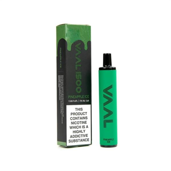 Pineapple Ice VAAL 1500 Puffs Single Disposable Bulk Deal!