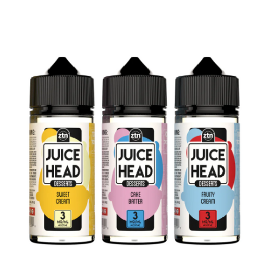 Juice Head ZTN Dessert Series 100mL Vape Juice Best Flavors