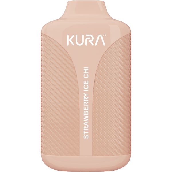 Best Deal KURA 6000 Puffs Disposable Vape 12mL Strawberry Ice Chi