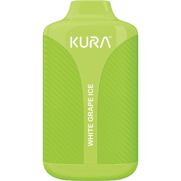 Best Deal KURA 6000 Puffs Disposable Vape 12mL White Grape Ice