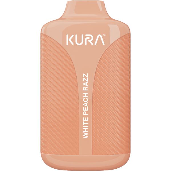 Best Deal KURA 6000 Puffs Disposable Vape 12mL White Peach Razz