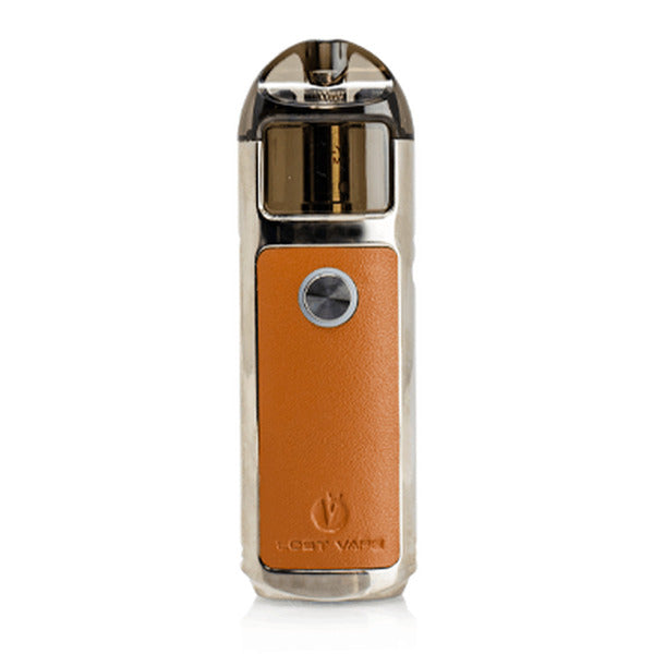 Best Deal Lost Vape Lyra Pod System Kit - Silver Leather