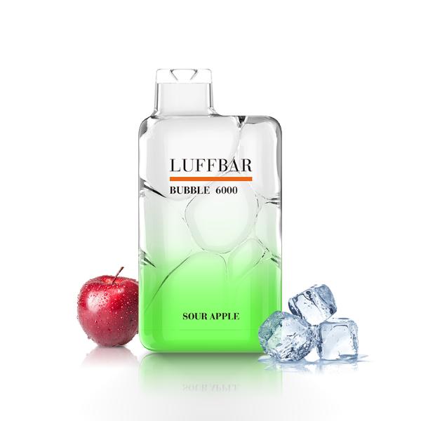 Sour Apple Luffbar Bubble 6000 Puffs Disposable 10-Pack Bulk Deal!