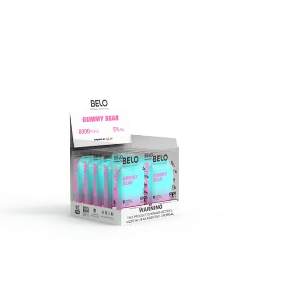 Gummy Bear Lykcan BELO Mesh 6000 Puffs Disposable 10-Pack Bulk Price!