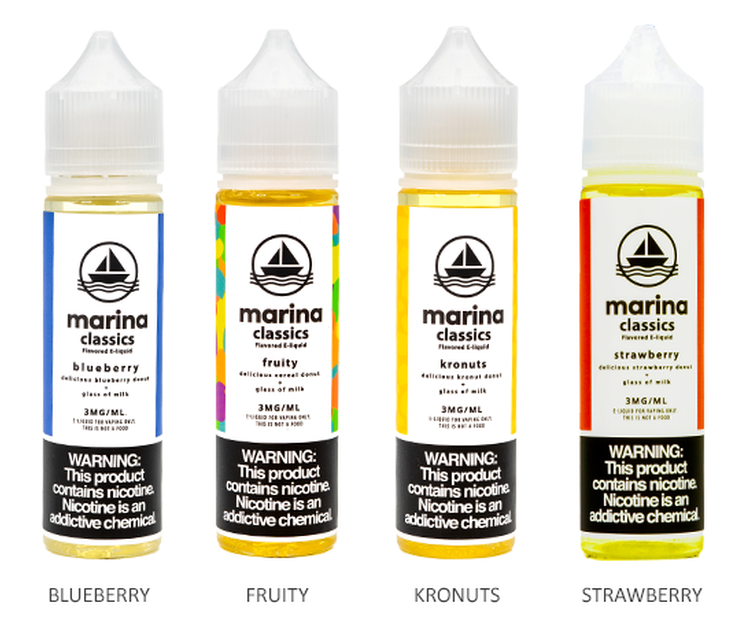 Marina Vape Donuts Series 60mL Best Flavors