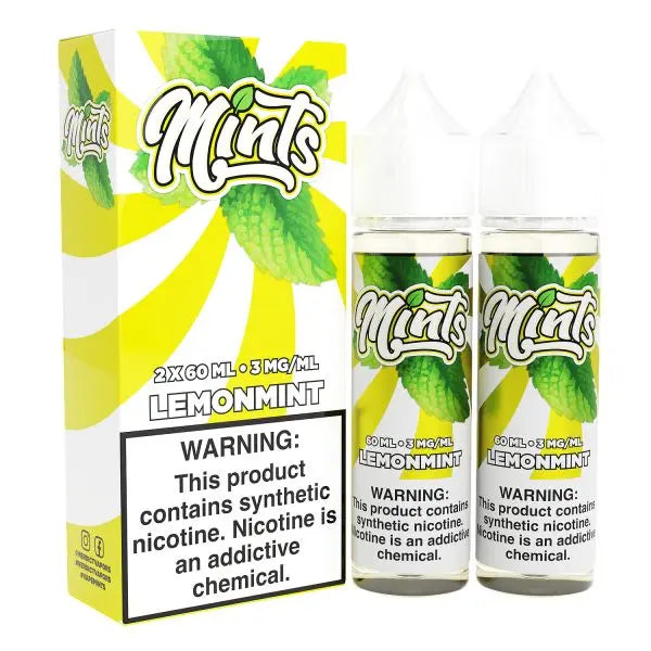 Mints 2x60ML Vape Juice Best Flavor Lemonmint