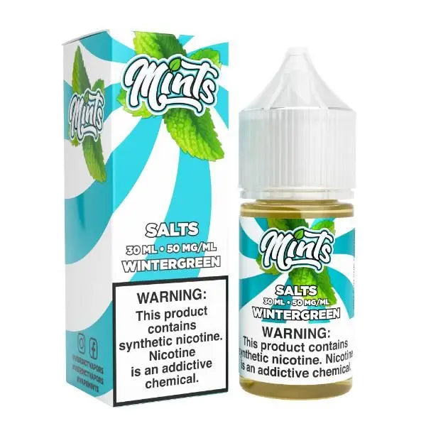 Mints Salt 30mL Vape Juice Best Flavor Wintergreen