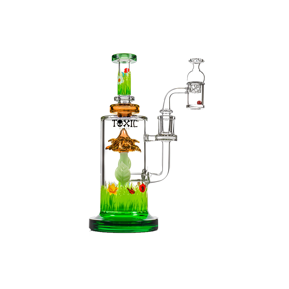 MKGlass TX89 Toxic Wild Flower Water Pipe Kit