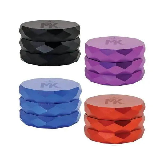 MKGlass MKGR8 Excalibur 4 Part Premium Grinder Diplay (6 pack) (Metal Grinder) (SAS)