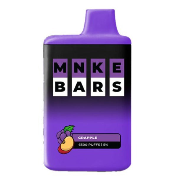 Best Deal MNKE Bars 6500 Puffs Disposable Vape Grapple