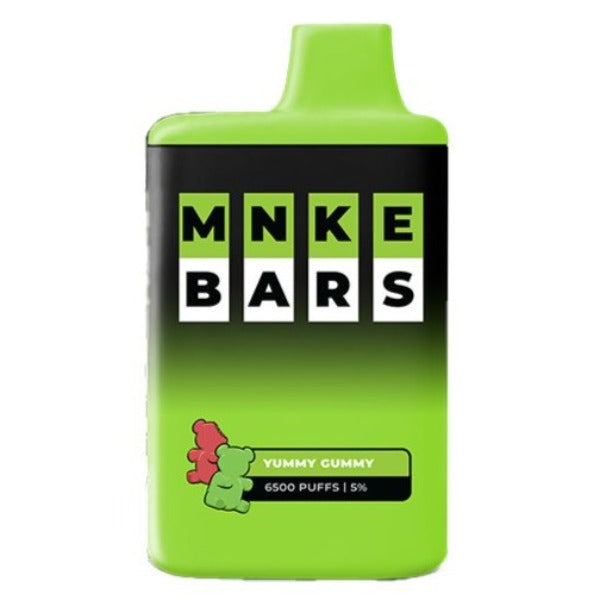 Best Deal MNKE Bars 6500 Puffs Disposable Vape Yummy Gummy