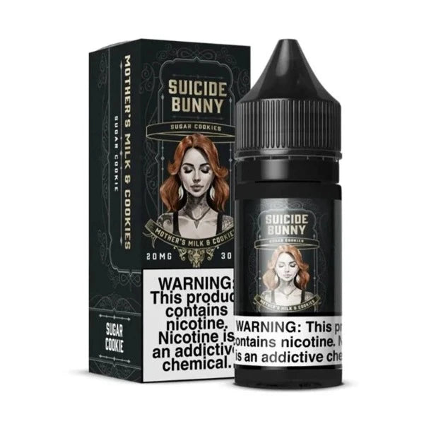 Best Deal Suicide Bunny Salt Series E-Liquid 30mL (Salt Nic) Mothers Milk & Cookies