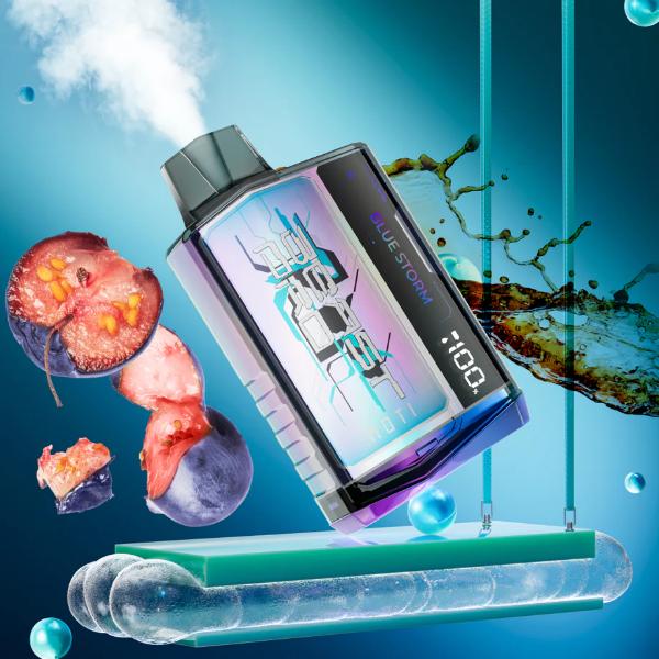 Moti Beast Pro 10000 Puffs Rechargeable Vape Disposable 18mL Best Flavor Blue Storm