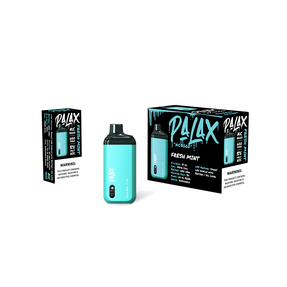 Palax KC8000 Puffs Disposable Vape 18mL Best Flavor Fresh Mint