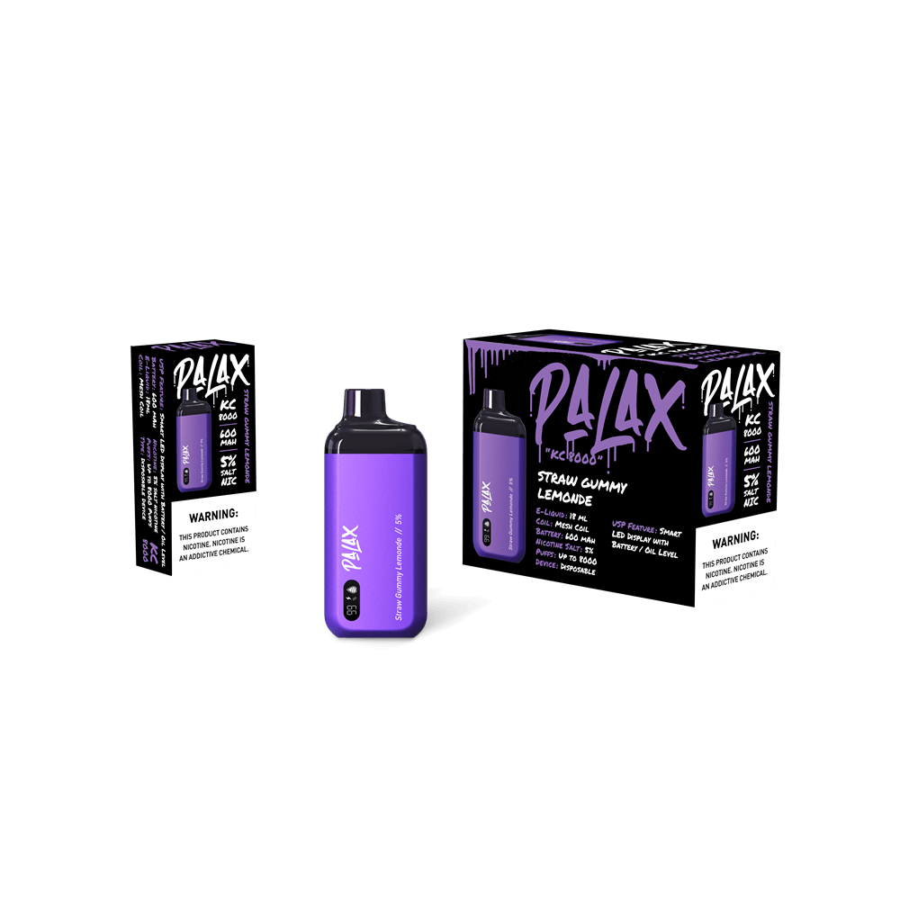 Palax KC8000 Puffs Disposable Vape 18mL Best Flavor Gummy Lemonade