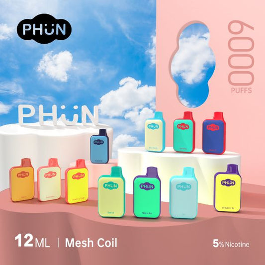 Phun Box 6000 Puffs Disposable Vape Family Picture Wholesale Deal