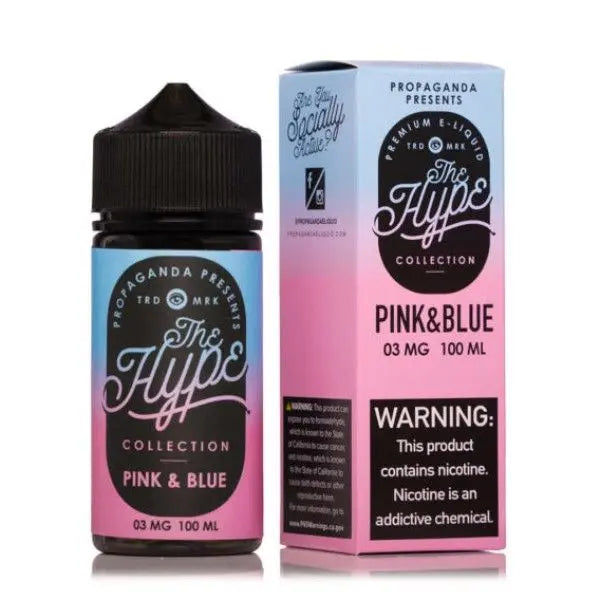 Best Deal Hype E-Liquid Vape Juice by Propaganda 100mL -  Pink & Blue