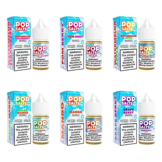 Pop Salts E-Liquid 30mL Salt Nic Best Flavors