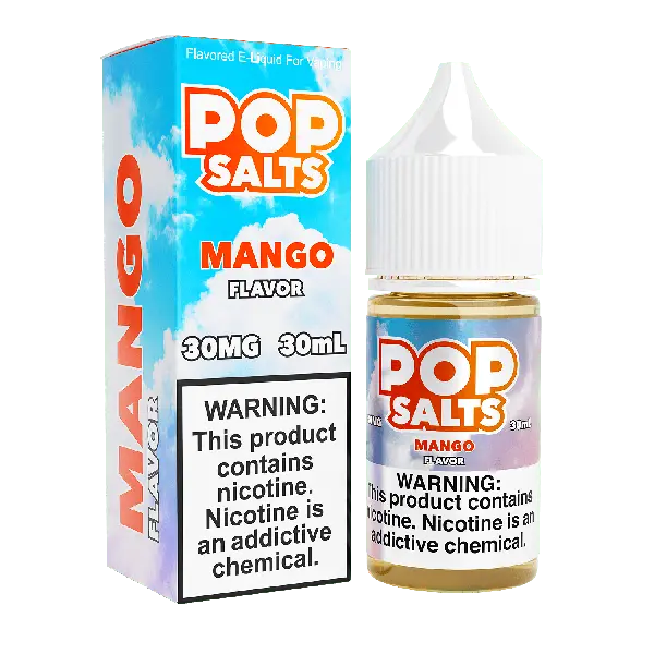 Best Deal Pop Salts E-Liquid 30mL Salt Nic Mango