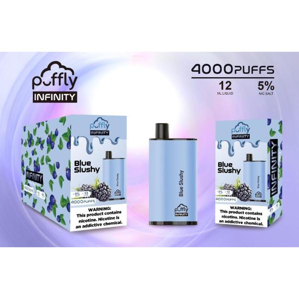 Blue Slushy Puffly Infinity 4000 Puffs Disposable 5-Pack Bulk Deal!