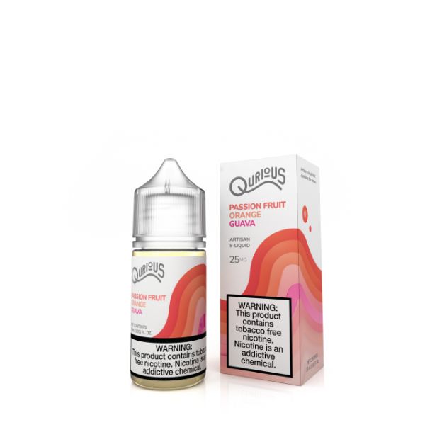 Passion Fruit Orange Guava Qurious Synthetic Salt E-Liquid