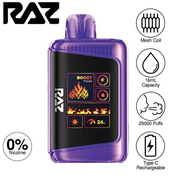 Raz LTX Zero 25000 Disposable Bangin Sour Berries