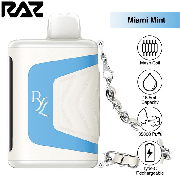 RAZ RYL Classic 35,000 Puff Disposable 16.5mL (Pack of 5)