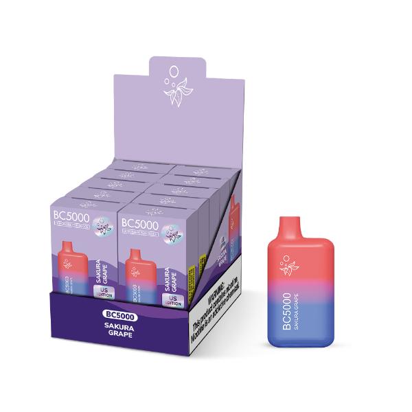 Best Deal ELF BC5000 Disposable Vape 9.5mL Sakura Grape